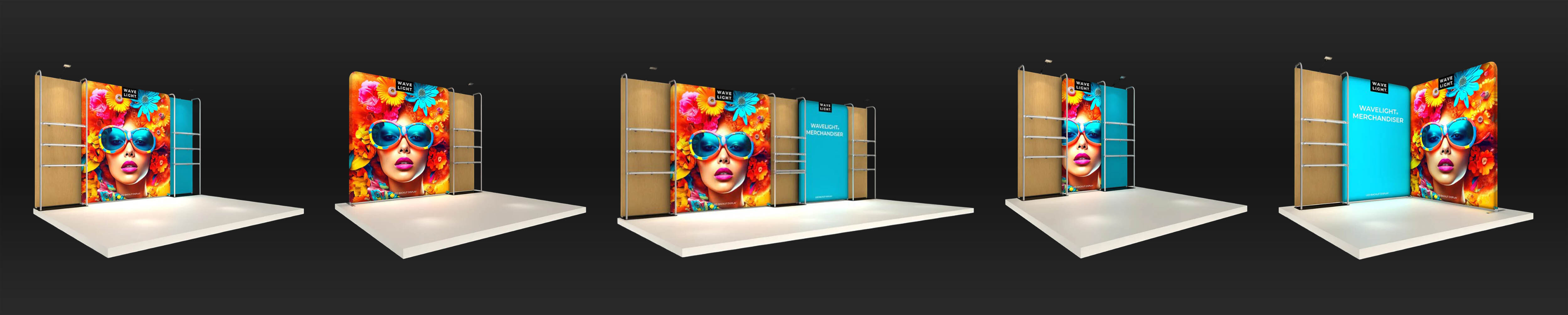 Backlit Merchandiser Walls