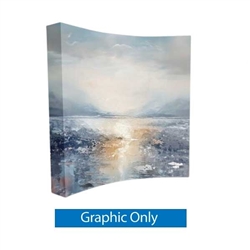 8ft x 8ft Salto Curved Popup Kit | Graphic Only w/ Endcaps