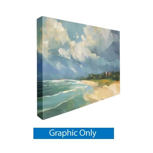 10ft x 8ft Salto Straight Popup Kit | Graphic Only w/ Endcaps
