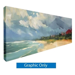 20ft x 8ft Salto Straight Popup Kit | Graphic Only w/ Endcaps