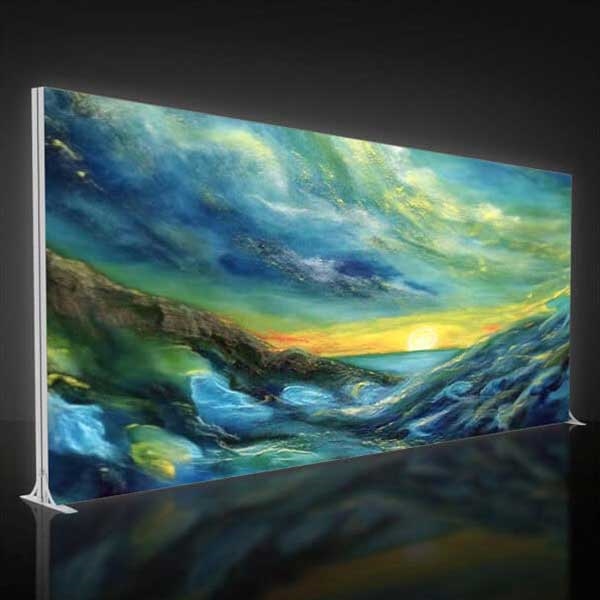 20ft x 8ft LUCID Backlit Lightbox | SEG Trade Show Booth