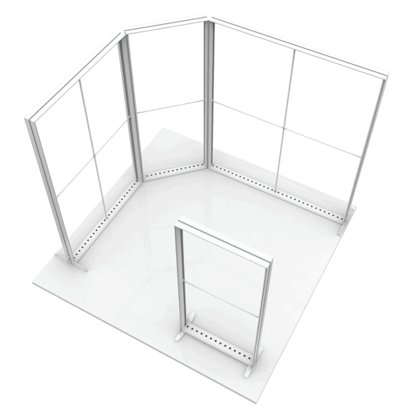 10ft x 10ft LUCID Aventura Backlit Lightbox | SEG Trade Show Booth | Frame Only