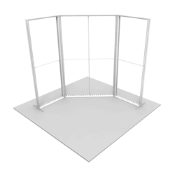 10ft x 10ft LUCID Tenzenda Backlit Lightbox | SEG Trade Show Booth | Frame Only