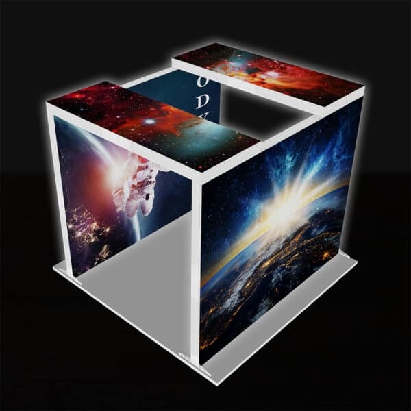 10ft x 10ft LUCID Odyssey Backlit Lightbox | SEG Trade Show Booth| Double-Sided