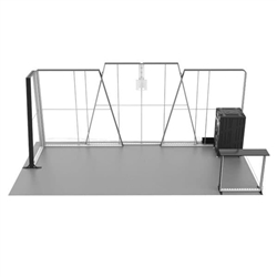 20ft x 10ft LUCID Event 200 Backlit Lightbox | SEG Trade Show Booth | Frame Only