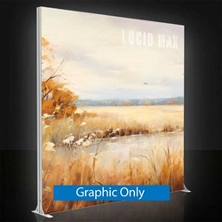 10ft x 10ft LUCID Max Backlit Display | Single-Sided Graphic