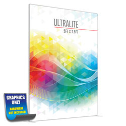 5ft x 7.5ft Ultralite Freestanding Display | Single Sided Graphic Only