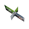 20ft x 20ft Ultralite Separata Exhibit | Single-Sided Kit