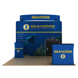 10ft Waveline Original Seahorse C Tension Fabric Display