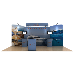 20ft Marlin C Waveline Original Trade Show Booth