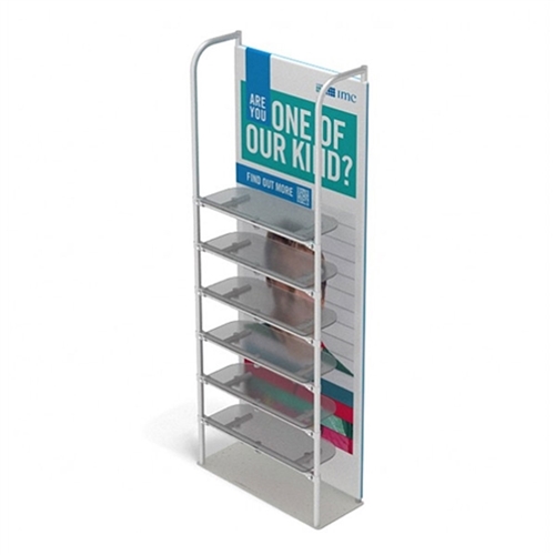 8ft Merchandiser Display White Plate Kit 6