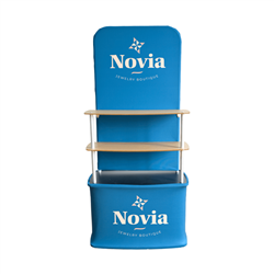 33in x 55in Chifla Fabric Backwall Display Rack | Single-Sided