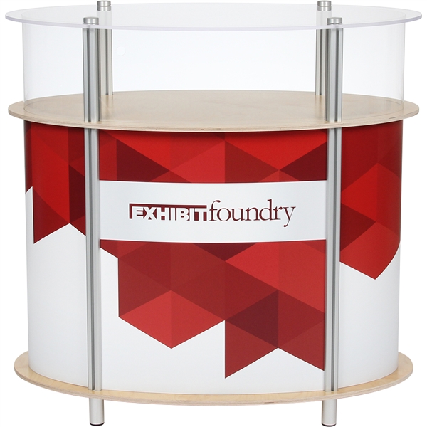 Ellipse Showcase | Retail Store Counters | Portable Showcase Counters