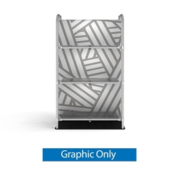 3ft x 5ft Waveline Merchandiser | Single-Sided Print Only