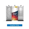 10ft x 8ft Waveline Merchandiser Kit 00 | Double-Sided Fabric Print Only