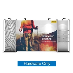 16ft x 8ft Waveline Merchandiser Kit 03 | Hardware Only