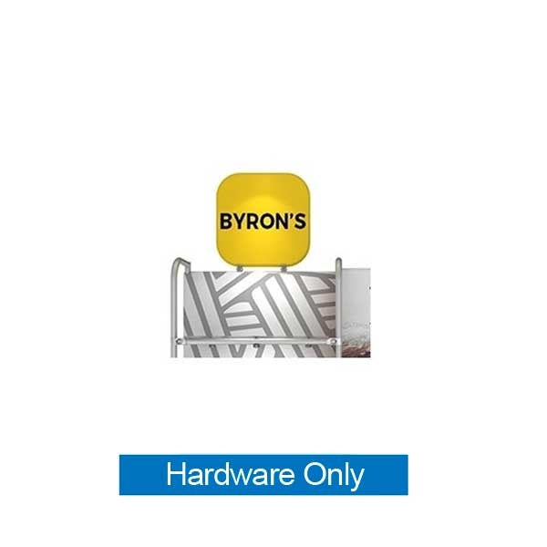 Waveline Merchandiser Header | Hardware Only Tension Fabric Display