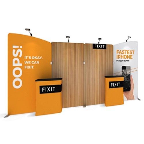 20ft WaveLine Media Tension Fabric Display | WLMAEEA Kit 02