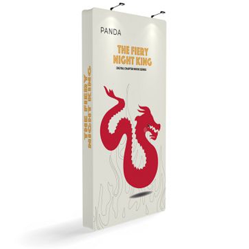 10ft x 20ft x 18in Monolith Display Wall - Single-Sided Graphic Kit.  Choose this easy, impactful and affordable display to stand out from your competition at your next trade show.