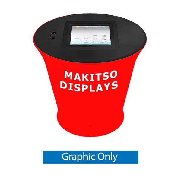 Ipad Counter is a perfect display for product demonstrations, samples and promotions. A portable counter also known as a tradeshow counter makes a great addition to any exhibition  booth. iPad counter, also known as an interactive kiosk.
