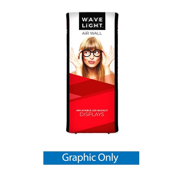 The WaveLight Air Backlit Wall is a double-sided inflatable display with bright LED�s that flood the fabric graphic creating an eye-catching focal point for branding your business