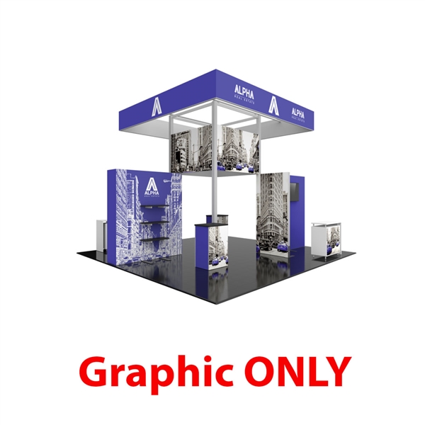 20ft x 20ft Hybrid Pro Modular Backwall Kit 23 | Replacement Graphics