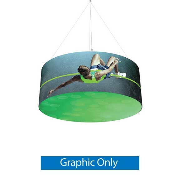 Throw Ring Sign 8ft x 3ft Backlit Ring Hanging Sign | Graphic Only
