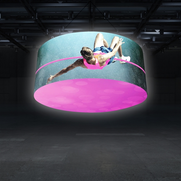 10ft x 4ft Backlit Ring Hanging Sign