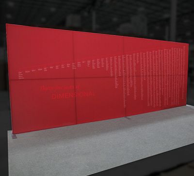 Custom trade show exhibit structures, like design # 708196 stand out on the convention floor. Draw eyes to your trade show booth with exciting custom exhibits & displays. We can customize any trade show exhibit or display to your specifications.