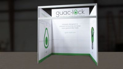 Custom trade show exhibit structures, like design # 325982 stand out on the convention floor. Draw eyes to your trade show booth with exciting custom exhibits & displays. We can customize any trade show exhibit or display to your specifications.