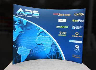 Custom trade show exhibit structures, like design # EGC1009082 stand out on the convention floor. Draw eyes to your trade show booth with exciting custom exhibits & displays. We can customize any trade show exhibit or display to your specifications.