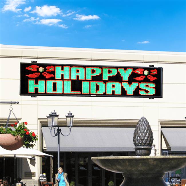 168in x 36in LED Programmable Scrolling Sign