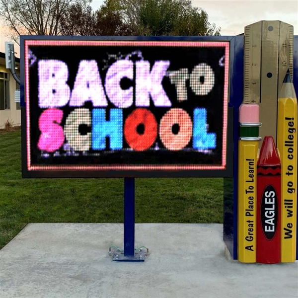 66in x 40in Full Color LED Sign