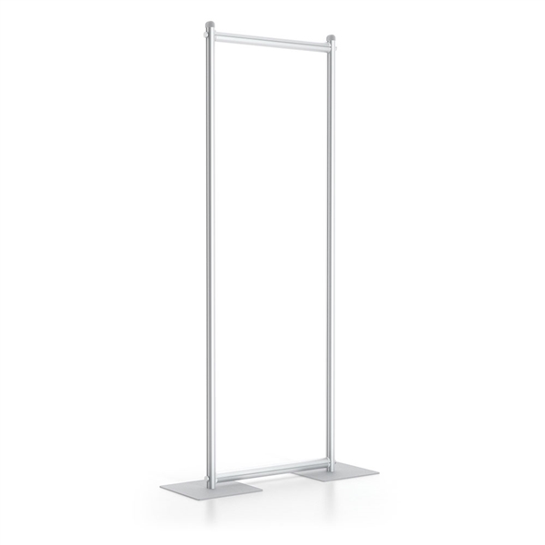 SignPost Double Upright Wide for Point-of-Sale Roll-Outs designed to get your marketing message noticed on the trade show or retail floor. These store displays hold 30in x 96in custom graphics that are easy to replace & update.