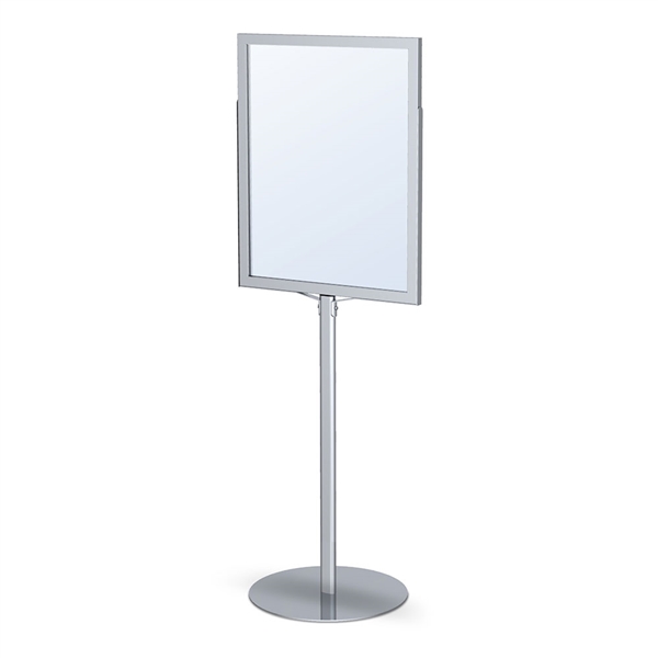 Modulex Sign Frame Stand 18in x 24in Monster Pedestal Sign Frame | Retail Store Display Stand ...
