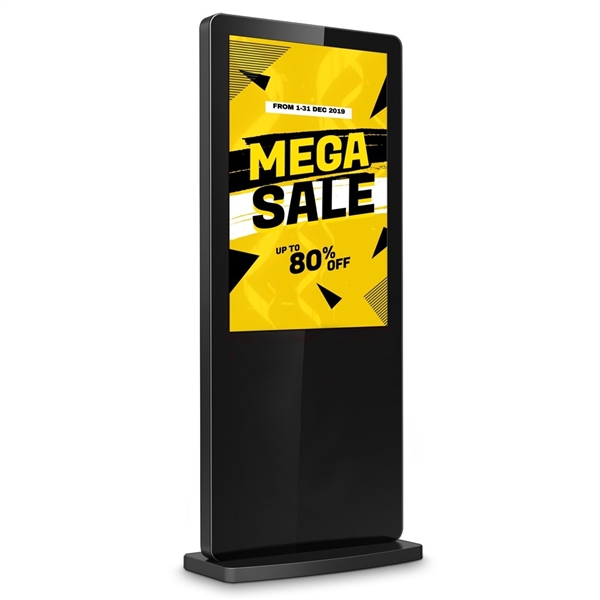 The 43â€ HD digital kiosk was specifically designed for commercial markets. Manufactured with a sleek design you will love and built to last for years.