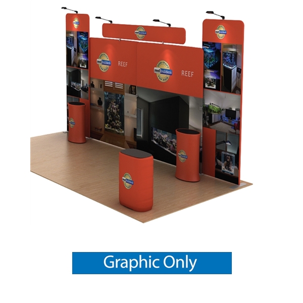 20ft Reef B Waveline Original Fabric Display (Single-Sided Graphic Only)
