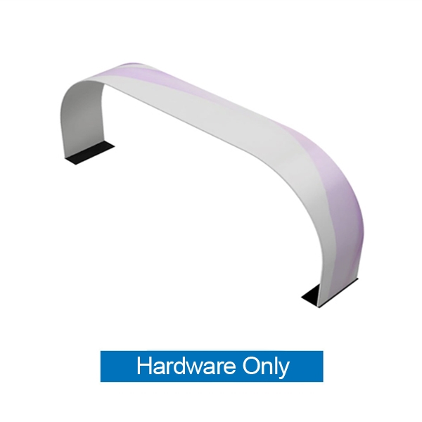 20ft x 8ft x 3ft Rounded Arch Display (Hardware Only) give you the ability to turn your show space into a captivating exhibit! Easily create and define a stunning entryway, focal point or stage set at your next tradeshow or event