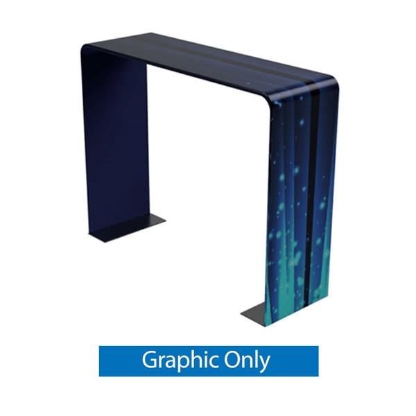 10ft x 8ft x 4ft Square Double-Sided Arch Display (Graphic Only) give you the ability to turn your show space into a captivating exhibit! Easily create and define a stunning entryway, focal point or stage set at your next tradeshow or event
