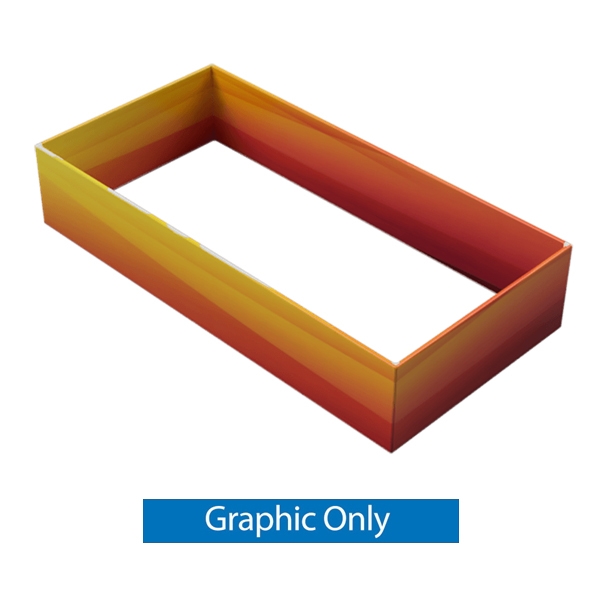 10ft x 2ft Single-Sided Rectangular Hanging Sign (Graphic Only) is a must have at your next trade show. This ceiling banner is printed on quality fabric. Available shapes hanging sign are round, flat, square, curved square, tapered square and triangle