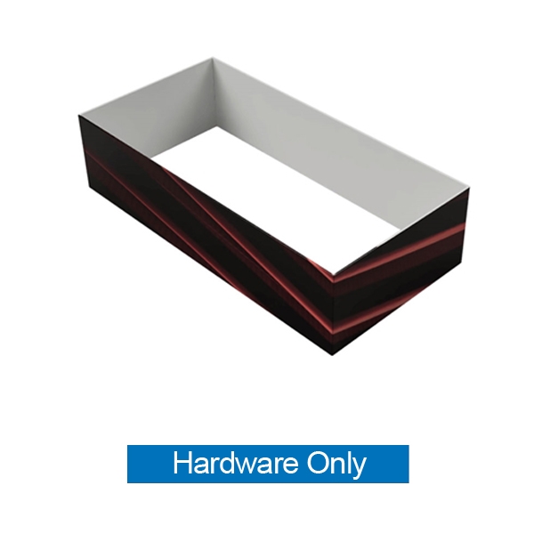 16ft x 4ft  Rectangular Hanging Sign (Hardware Only) is a must have at your next trade show. This ceiling banner is printed on quality fabric. Available shapes hanging sign are round, flat, square, curved square, tapered square and triangle