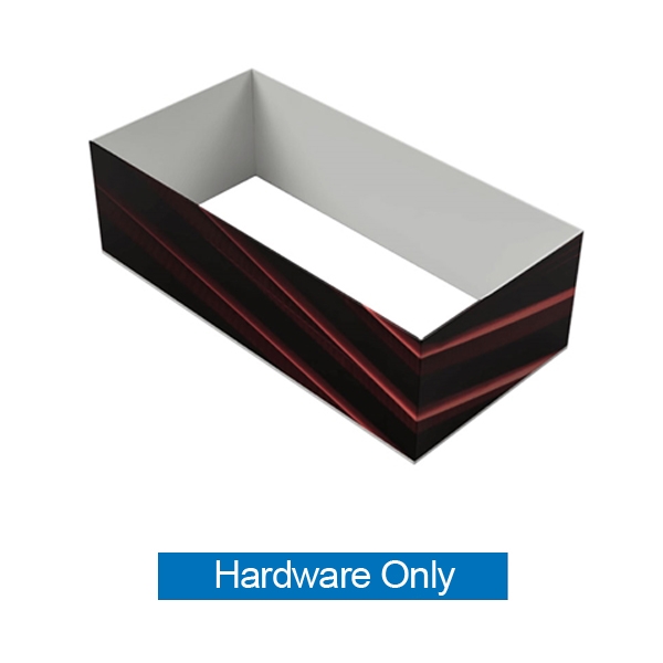 16ft x 6ft  Rectangular Hanging Sign (Hardware Only) is a must have at your next trade show. This ceiling banner is printed on quality fabric. Available shapes hanging sign are round, flat, square, curved square, tapered square and triangle