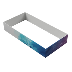 18ft x 3ft Single-Sided Rectangular Hanging Sign (Graphic & Hardware)is a must have at your next trade show.This ceiling banner is printed on quality fabric. Available shapes hanging sign are round,flat,square,curved square,tapered square and triangle