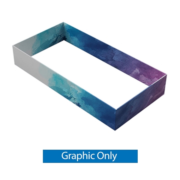 18ft x 3ft Double-Sided Rectangular Hanging Sign (Graphic Only) is a must have at your next trade show. This ceiling banner is printed on quality fabric. Available shapes hanging sign are round, flat, square, curved square, tapered square and triangle