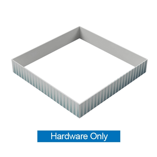 12ft x 2ft  Square Hanging Sign (Hardware Only) is a must have at your next trade show. This ceiling banner is printed on quality fabric. Available shapes hanging sign are round, flat, square, curved square, tapered square and triangle
