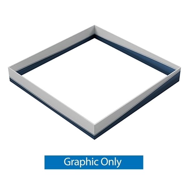 14ft x 3ft Double-Sided Square Hanging Sign (Graphic Only) is a must have at your next trade show. This ceiling banner is printed on quality fabric. Available shapes hanging sign are round, flat, square, curved square, tapered square and triangle