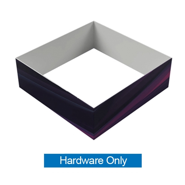 15ft x 5ft  Square Hanging Sign (Hardware Only) is a must have at your next trade show. This ceiling banner is printed on quality fabric. Available shapes hanging sign are round, flat, square, curved square, tapered square and triangle