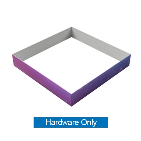 18ft x 3ft  Square Hanging Sign (Hardware Only) is a must have at your next trade show. This ceiling banner is printed on quality fabric. Available shapes hanging sign are round, flat, square, curved square, tapered square and triangle