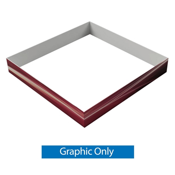20ft x 2ft Double-Sided Square Hanging Sign (Graphic Only) is a must have at your next trade show. This ceiling banner is printed on quality fabric. Available shapes hanging sign are round, flat, square, curved square, tapered square and triangle
