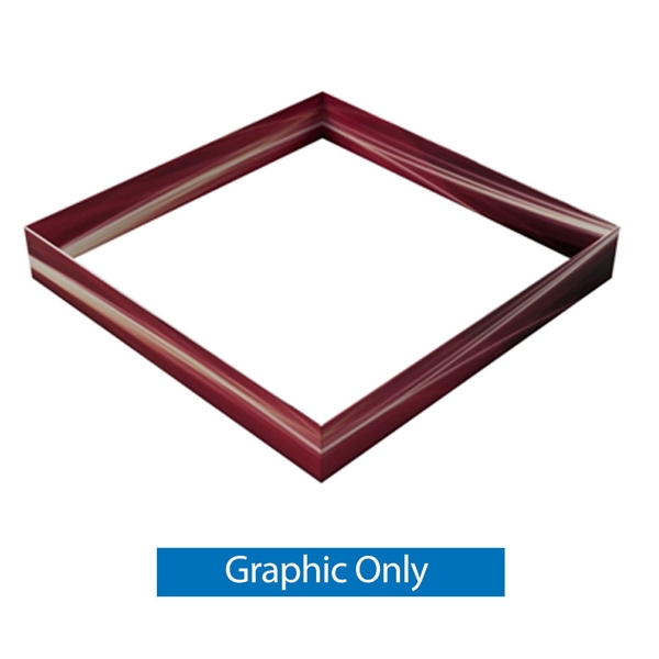 20ft x 4ft Double-Sided Square Hanging Sign (Graphic Only) is a must have at your next trade show. This ceiling banner is printed on quality fabric. Available shapes hanging sign are round, flat, square, curved square, tapered square and triangle
